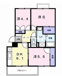 シャルマン竜之口　Ｃの物件間取画像